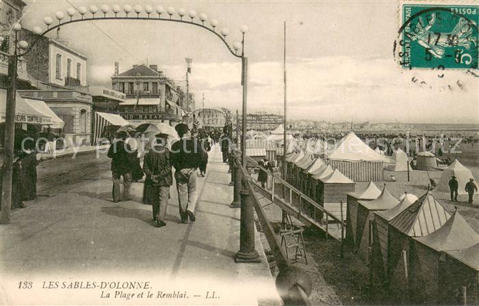 Les Sables-d Olonne La Plage et le Remblai