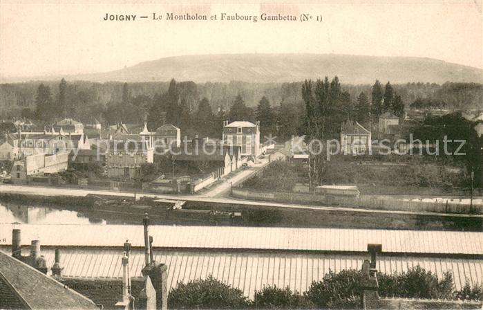 Joigny 89 Yonne Le Montholen et Faubourg Gambetta