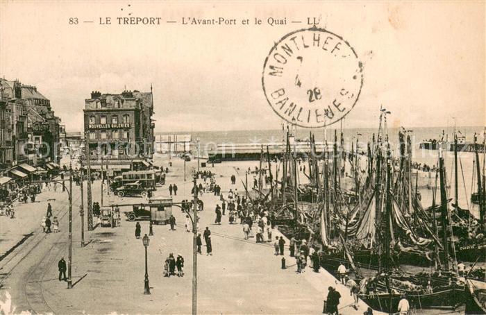 Le Treport 76 AVant Port et le Quai