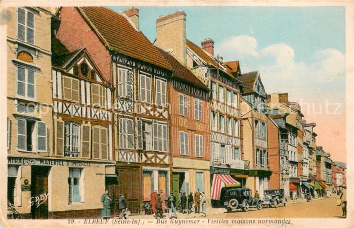 Elbeuf 76 Rue Guynemer Vieilles maisons normandes