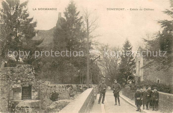 Domfront Orne Entree du Chateau