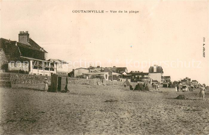 Coutainville Vur sur la plage