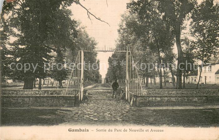Gambais Sortie du Parc de Neuville et Avenue