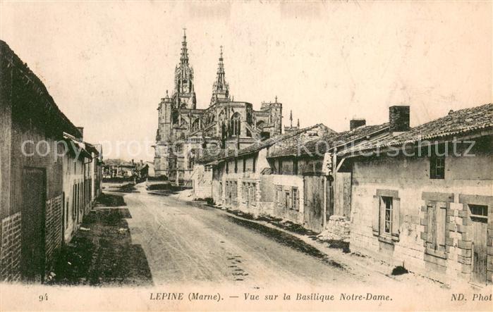 Lepine Vue sur la Basilique Notre Dame