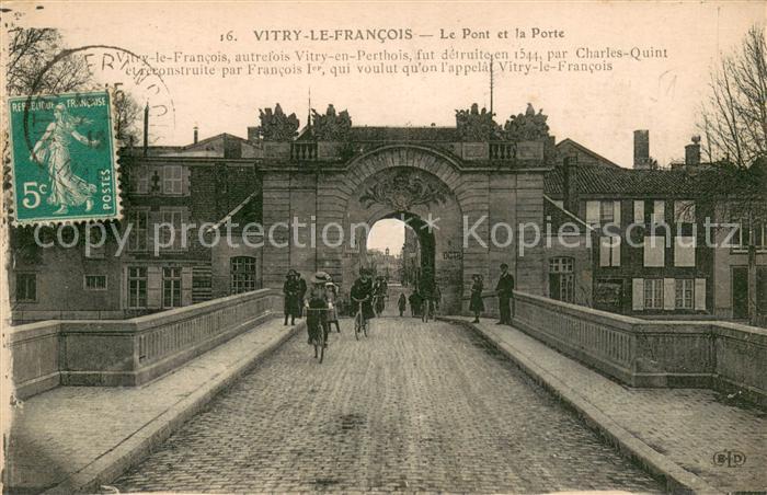 Vitry-le-Francois Le Pont et la Porte