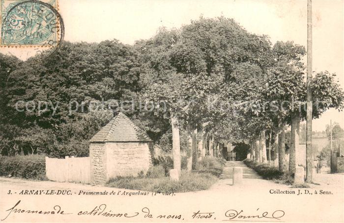 Arnay-le-Duc Promenade de l'Arquebuse