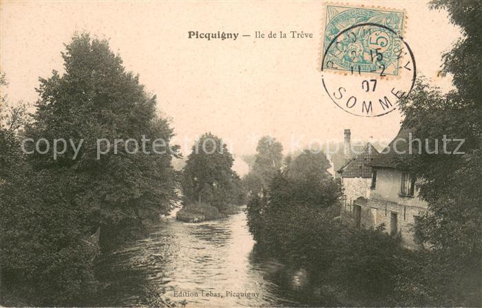 Picquigny Ile de la Treve