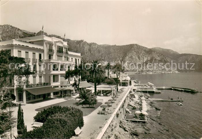 Beaulieu-sur-Mer Hotel Metropole Sa terrasse et sa plage privee