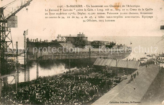 Saint-Nazaire 44 Un lancement aux Chantiers de l'Atlanti