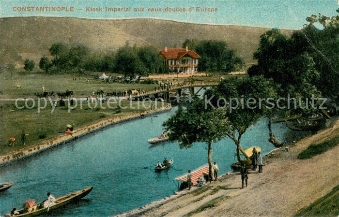 Constantinople Kiosk Imperial aux eaux douces d Europe