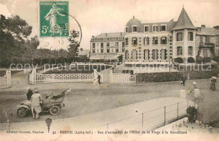 Pornic 44 Vue d’ensemble de l’Hotel de la Plage a la Noveillard