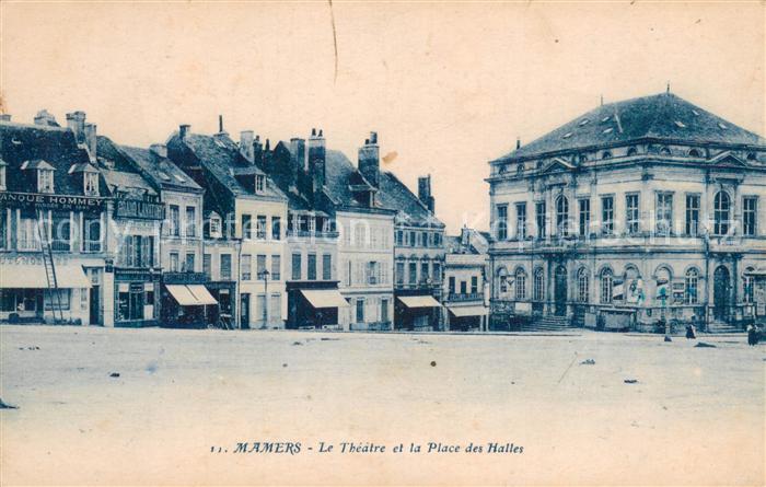 Mamers 72 Le Theatre et la Place des Halles