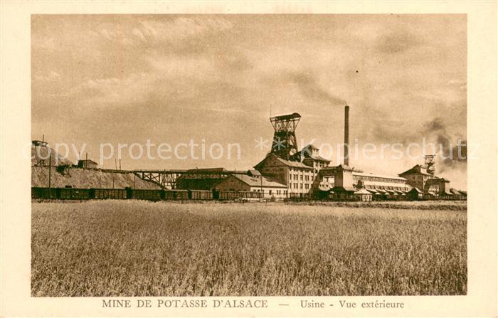 Wittelsheim Mine de Potasse d’Alsace Usine Vue exterieure