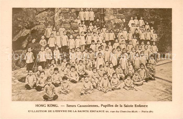 Hongkong Hong-Kong Soeurs Canossiennes Pupilles de la Sain