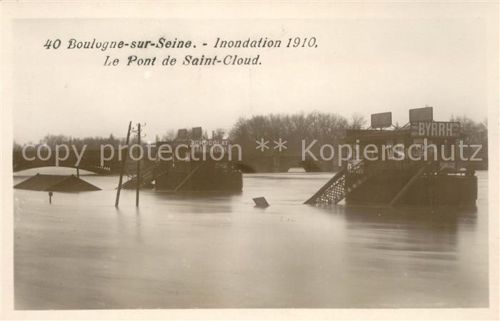 Boulogne-sur-Seine Bilancourt Le Pont de Saint Cloud
