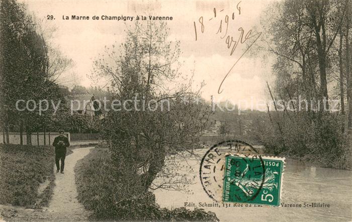 Champigny Marne La Marne de Champigny a la Varenne