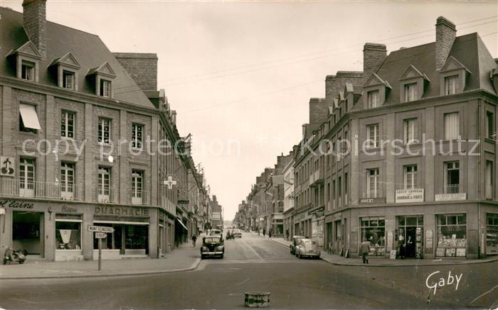 Avranches 50 Rue Littre et Rue de la Constitution
