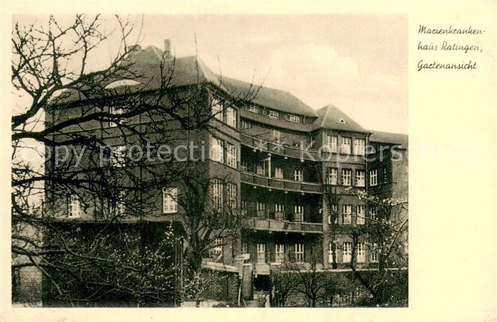 Ratingen Marienkrankenhaus Garten