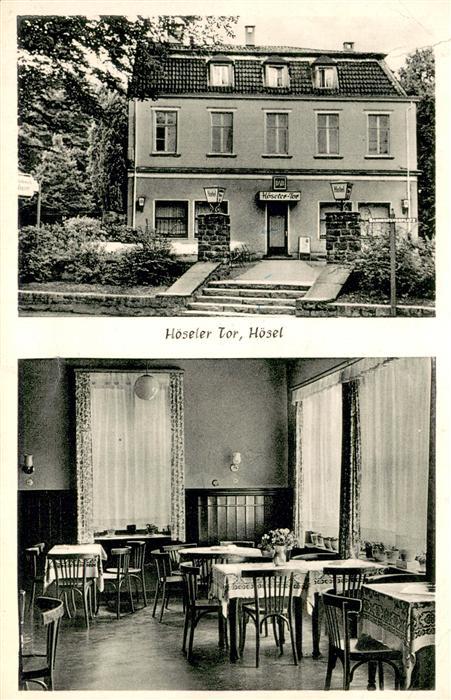 Hoesel Hoeseler Tor Hotel und Gaststaette Gaststube