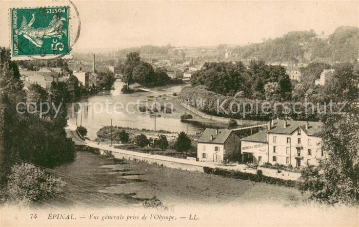 Epinal Vosges 88 Vue generale prise de l'Olympe