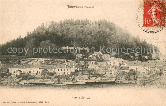 Bruyeres Vosges Voie d Epinal