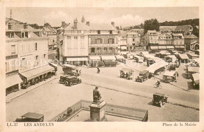 Les Andelys Place de la Mairie