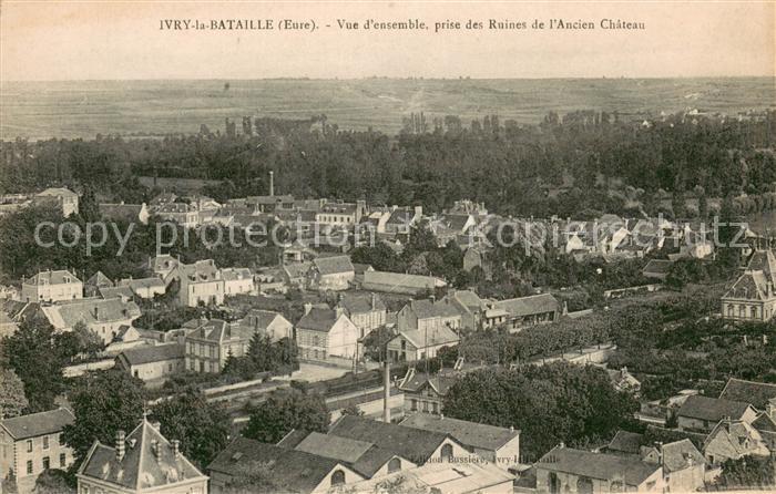 Ivry-la-Bataille Vue d’ensemble prise des Ruines de l’An