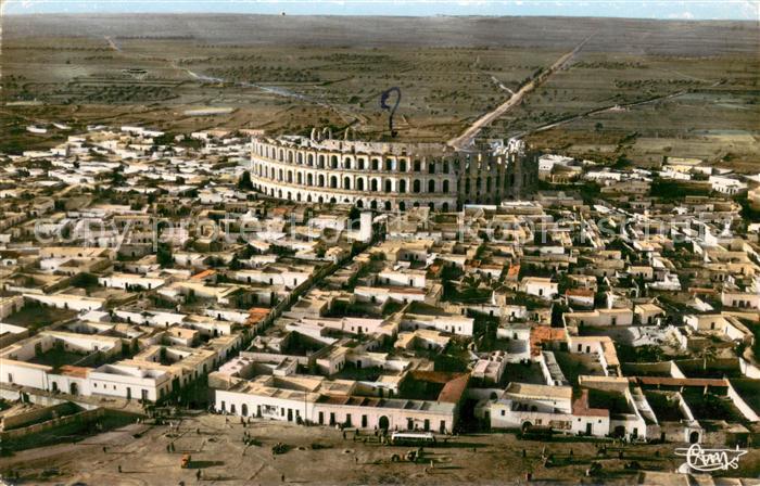 El-Djem Vue generale aerienne Le Colisee