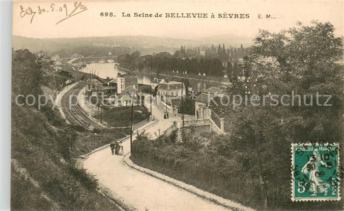 Sevres La Seine de Bellevue a Sevres