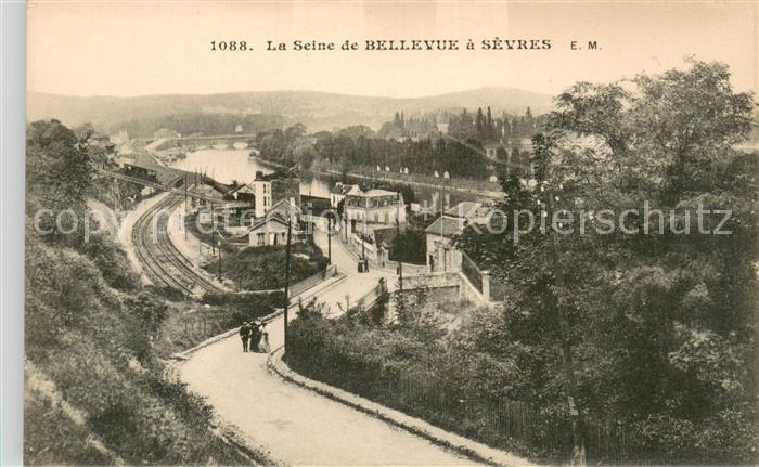 Sevres La Seine de Bellevue a Sevres
