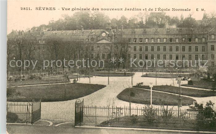 Sevres Vue generale des nouveaux Jardins et de l’Ecole Normale