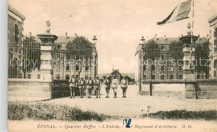 Epinal Vosges 88 Quartier Reffye L’Entree 120e Regiment