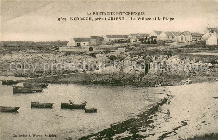 Kerroch Lorient 56 Bretagne Le Village et la Plage
