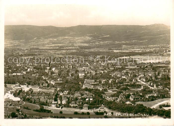 Teplitz-Schoenau Teplice Fliegeraufnahme