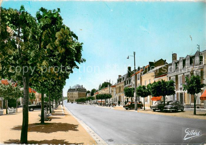 Barbezieux-Saint-Hilaire Le Boulevard Chanzy Entree de la Ville