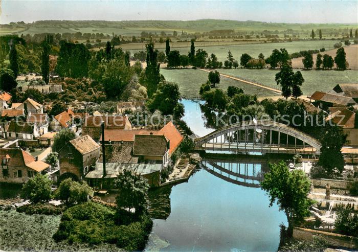 Garennes-sur-Eure Le Pont Vue aerienne