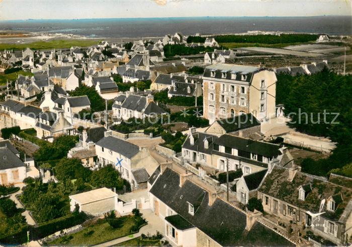 Ile Grande Pleumeur-Bodou Vue aerienne Le Centre