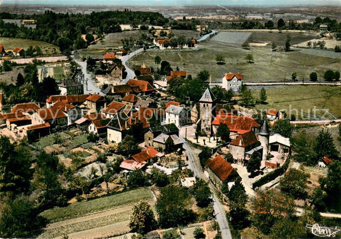 Sarrazac Dordogne Vue generale aerienne