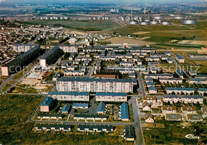 Douchy-les-Mines Vue generale aerienne et Residence du Hainaut