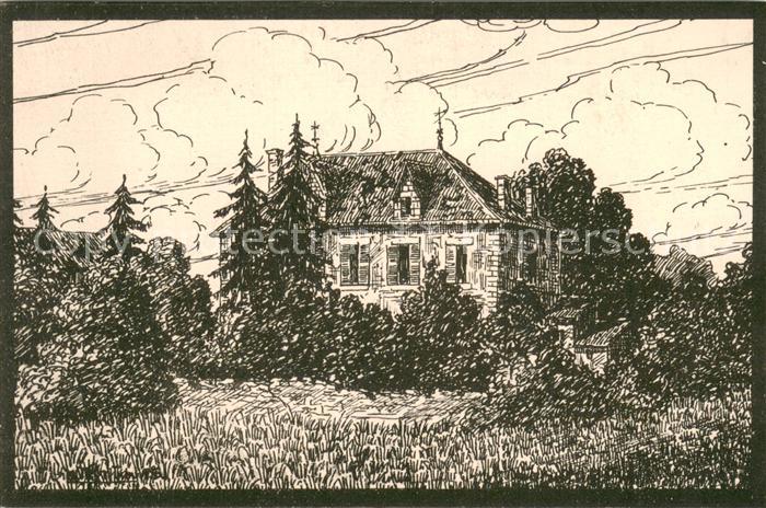 Walnimont-en-Woevre Schloss Zeichnung