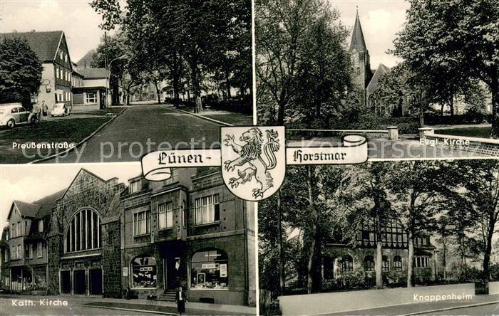 Horstmar Westfalen Preussenstrasse Ev Kirche Kath Kirche Knappenheim