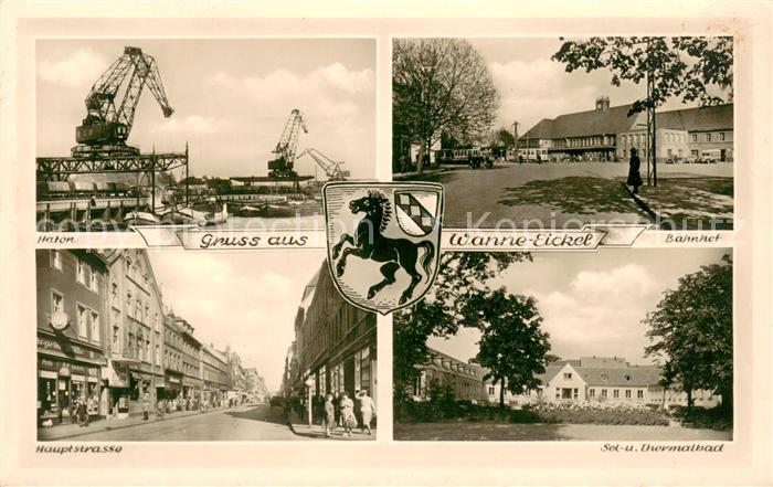 Wanne-Eickel Hafen Bahnhof Hauptstrasse Sol und Thermalbad