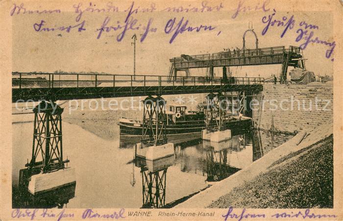 Wanne Herne Rhein Herne Kanal