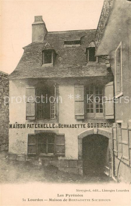 Lourdes Hautes Pyrenees Maison Paternelle de Bernadette Soubirous