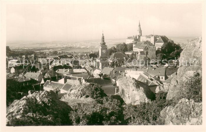 Mikulov Nikolsburg Czechia Panorama
