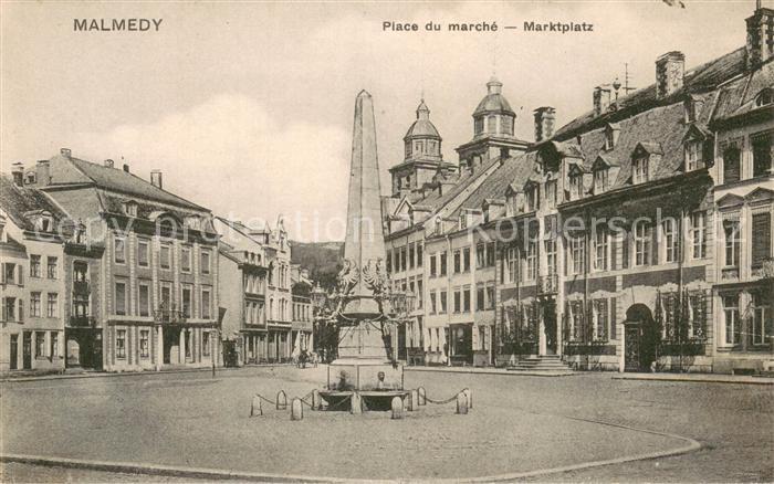 Malmedy Wallonie Place du marche