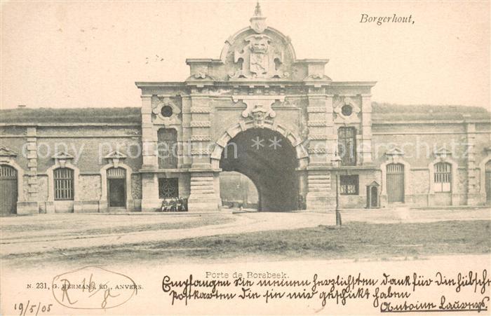 Borgerhout-lez-Anvers Porte de Borsbeek