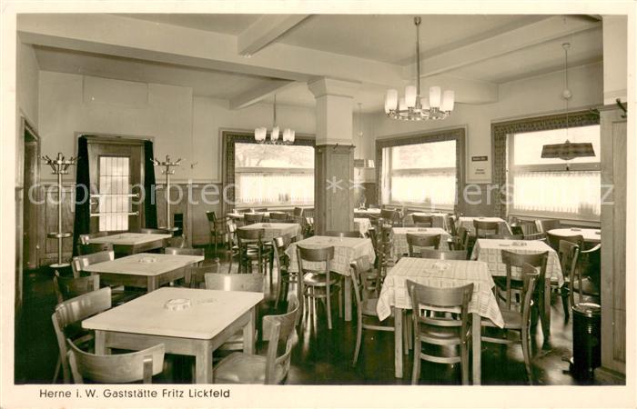 Herne Westfalen Gaststaette Fritz Lickfeld