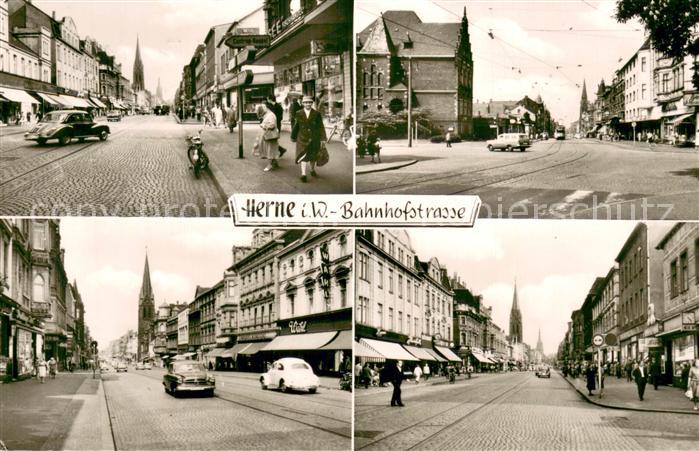 Herne Westfalen Bahnhofstrasse Teilansichten