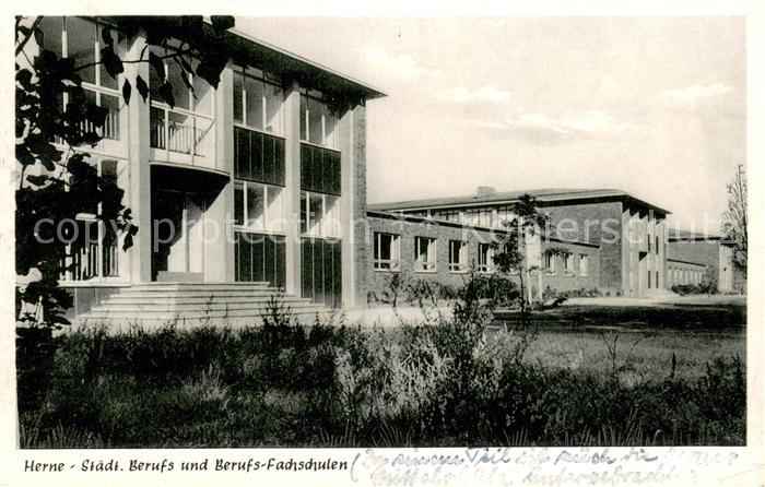 Herne Westfalen Staedt Berufs und Berufs Fachschulen